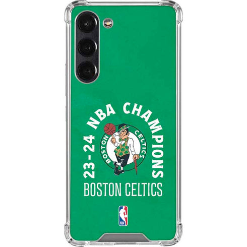 2024 NBA Champions Boston Celtics Galaxy S23 Plus Clear Case